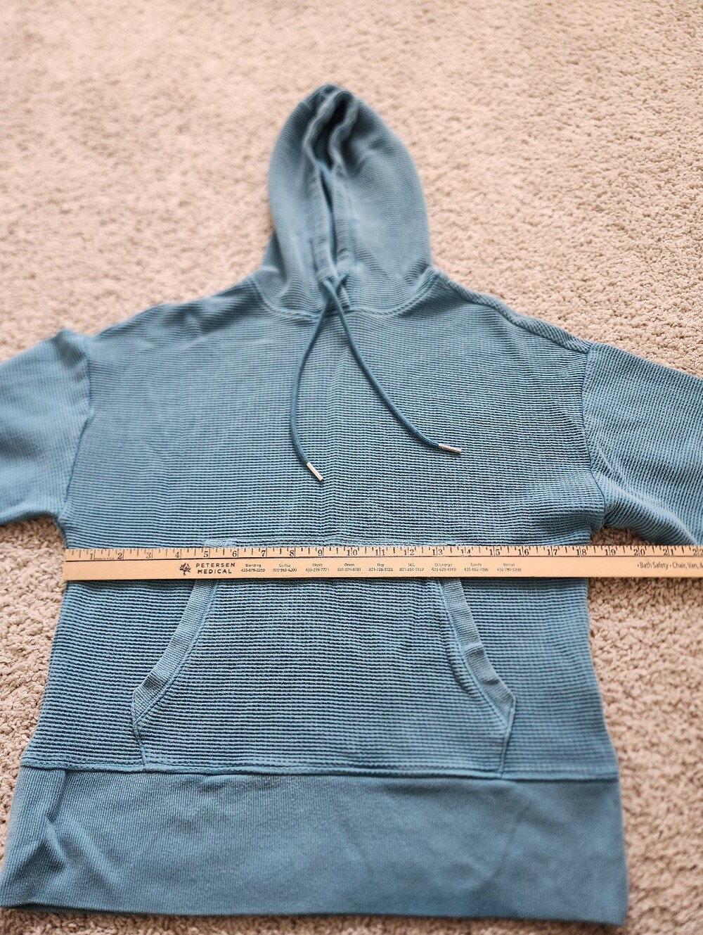 Athleta Balance Waffle Hoodie Sweatshirt Size Small - Picture 7 of 8
